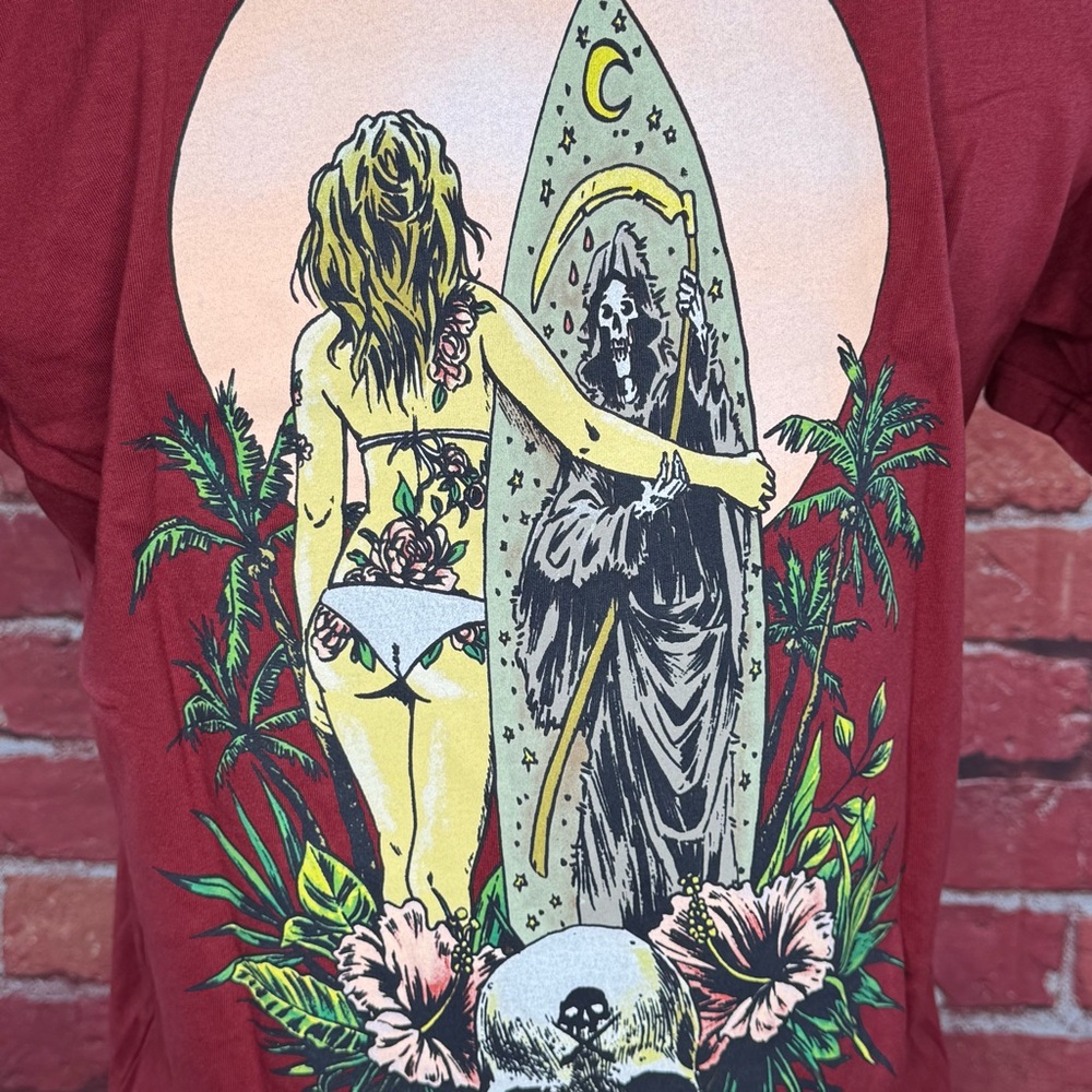 Sullen Art Collective Men’s Graphic T-shirt - Red -Size: Large- NWT - Picture 10 of 12